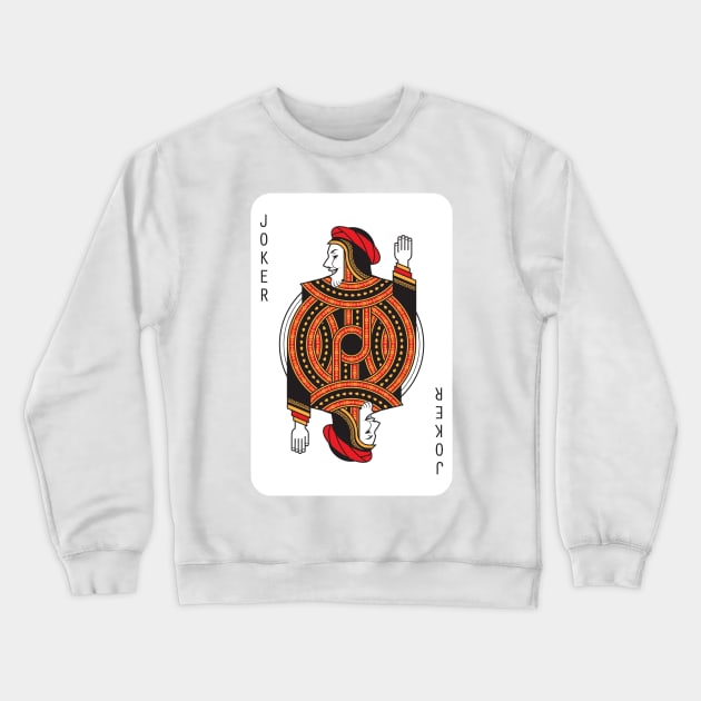 Joker Card Crewneck Sweatshirt by akawork280